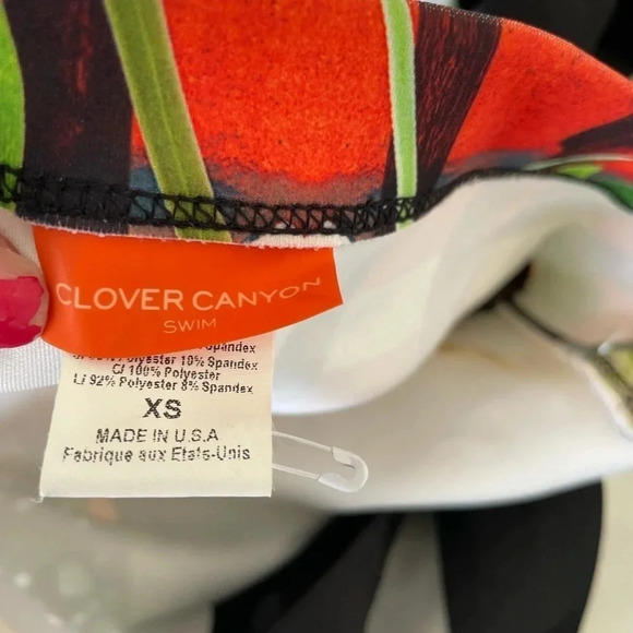 Clover Canyon back wrap one piece swimsuit - Picture 5 of 7